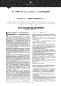Informations clés (DIC)