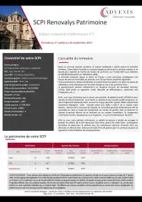 Bulletin trimestriel - 3ème trimestre 2017