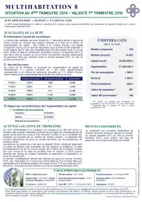 Bulletin trimestriel - 4ème trimestre 2014