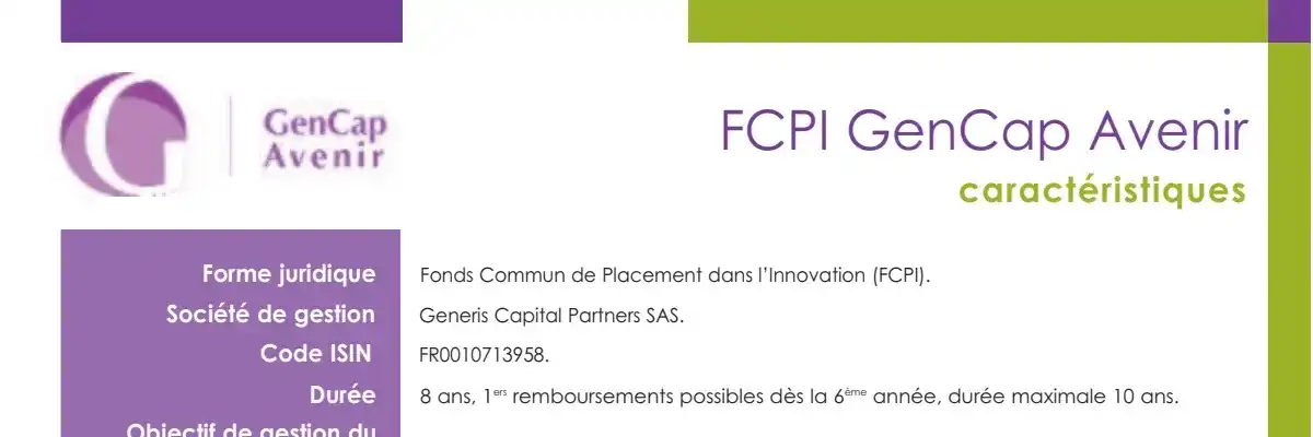 FCPI Gencap Avenir