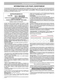 Informations clés (DIC)