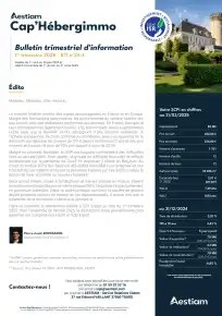 Bulletin trimestriel - 1er trimestre 2025