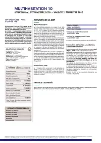 Bulletin trimestriel - 1er trimestre 2018