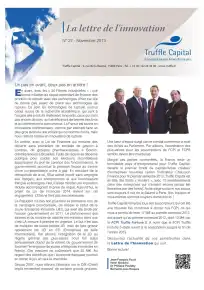 La lettre de l'innovation Truffle n°26 - novembre 2013