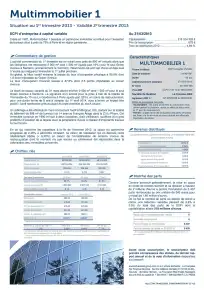 Bulletin trimestriel - 1er trimestre 2013