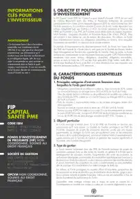 Informations clés (DIC)