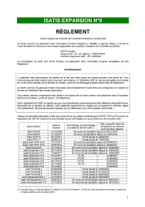 Règlement complet
