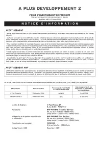 Notice d'information