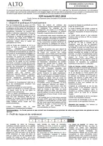 Informations clés (DIC)