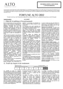 Informations clés (DIC)