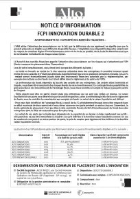 Notice d'information