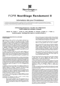 Informations clés (DIC)