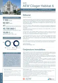 Bulletin semestriel - 1er semestre 2021