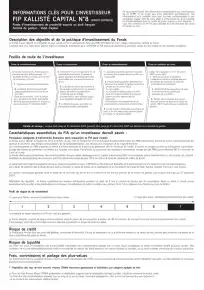 Informations clés (DIC)