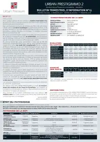 Bulletin trimestriel - 4ème trimestre 2017