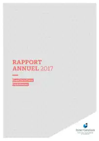 Rapport annuel - 2017