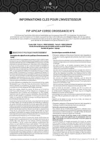 Information clé (DIC)