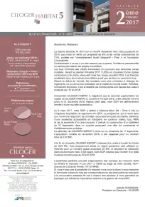 Bulletin trimestriel - 1er trimestre 2017