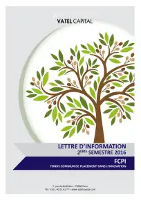 Lettre d'information FCPI - 2nd semestre 2016