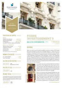 Bulletin trimestriel - 1er trimestre 2018