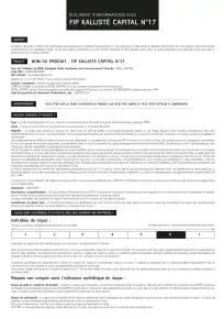 Informations clés (DIC) - 2024
