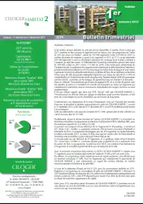 Bulletin trimestriel - 1er trimestre 2012