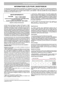 Informations clés (DIC)