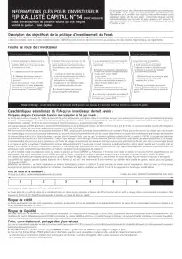 Informations clés (DIC)