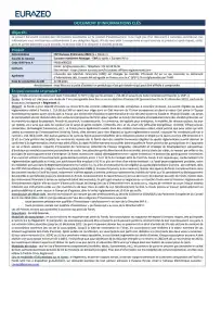 Informations clés (DIC)