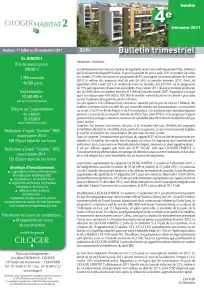 Bulletin trimestriel - 4ème trimestre 2011