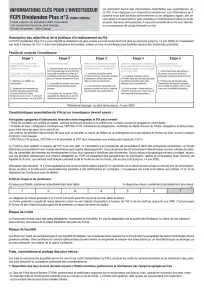 Informations clés (DIC)