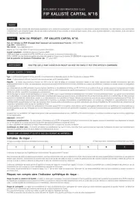 Informations clés (DIC)