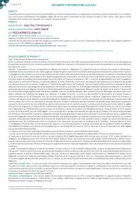 Informations clés (DIC)
