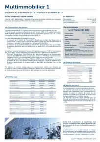 Bulletin trimestriel - 3ème trimestre 2012