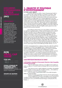 Informations clés (DIC)