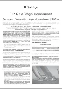 Informations clés (DIC)