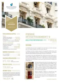 Bulletin trimestriel - 2ème trimestre 2018