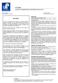 Bulletin trimestriel - 4ème trimestre 2010