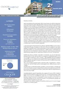 Bulletin trimestriel - 2ème trimestre 2010