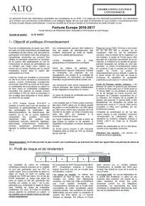 Informations clés (DIC)