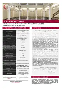 Bulletin trimestriel - 1er trimestre 2019