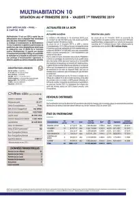 Bulletin trimestriel - 4ème trimestre 2018