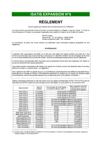 Règlement complet