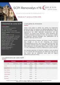 Bulletin trimestriel - 1er trimestre 2018