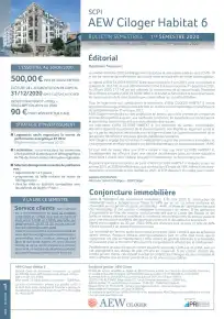 Bulletin semestriel - 1er semestre 2020