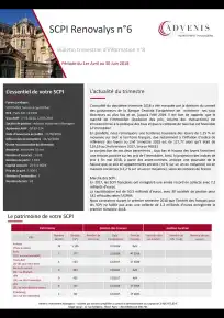 Bulletin trimestriel - 2ème trimestre 2018