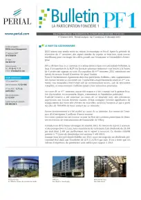 Bulletin trimestriel - 1er trimestre 2014