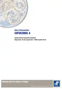 Actualisation de la note d'information