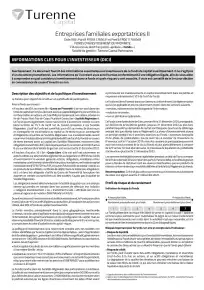 Informations clés (DIC)