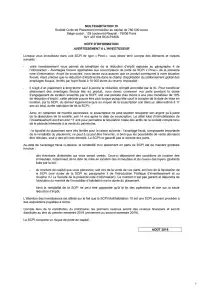 Note d'information et statuts